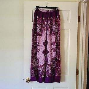Tiger Lily Purple Wide-Leg Pants, size S/M